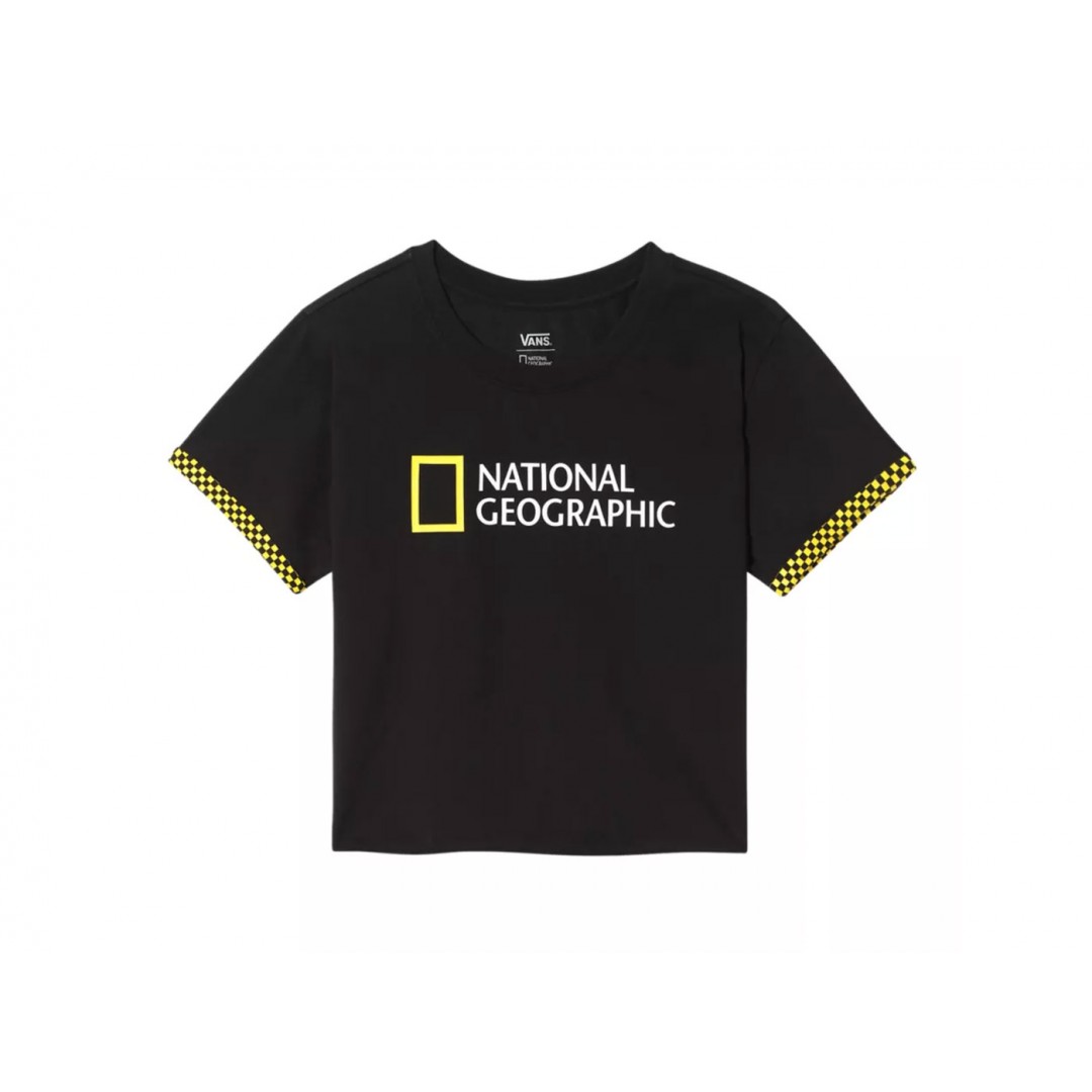 VANS X NATIONAL GEOGRAPHIC ROLL OUT T-SHIRT VA4RGPBLK-BLK Black