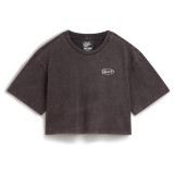 VANS ERA SCRIPT RELAXED CROP SS VN000PR4EMV-EMV Μαύρο Εικόνα 