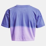 UNDER ARMOUR UA BRANDED DIP DYE CROP SS 1376750-495 Μωβ Εικόνα 3