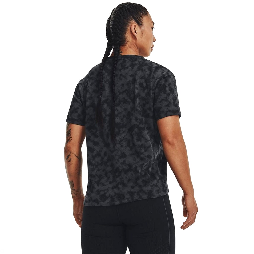 UNDER ARMOUR UA LOGO AOP HEAVYWEIGHT SS 1376742-001 Μαύρο