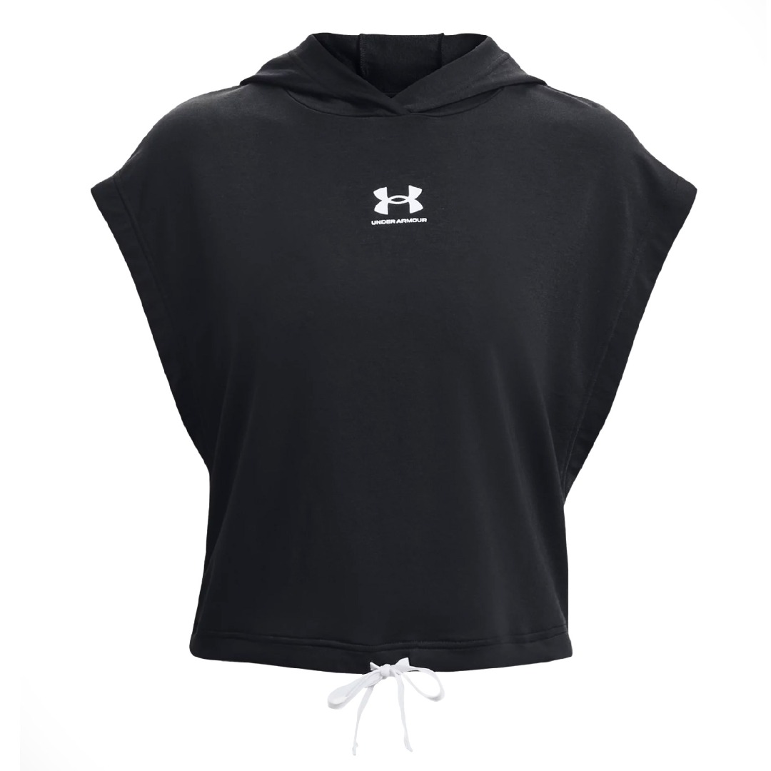 UNDER ARMOUR UA RIVAL TERRY SS HOODIE 1376997-001 Black