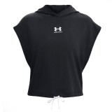 UNDER ARMOUR UA RIVAL TERRY SS HOODIE 1376997-001 Black Image 1