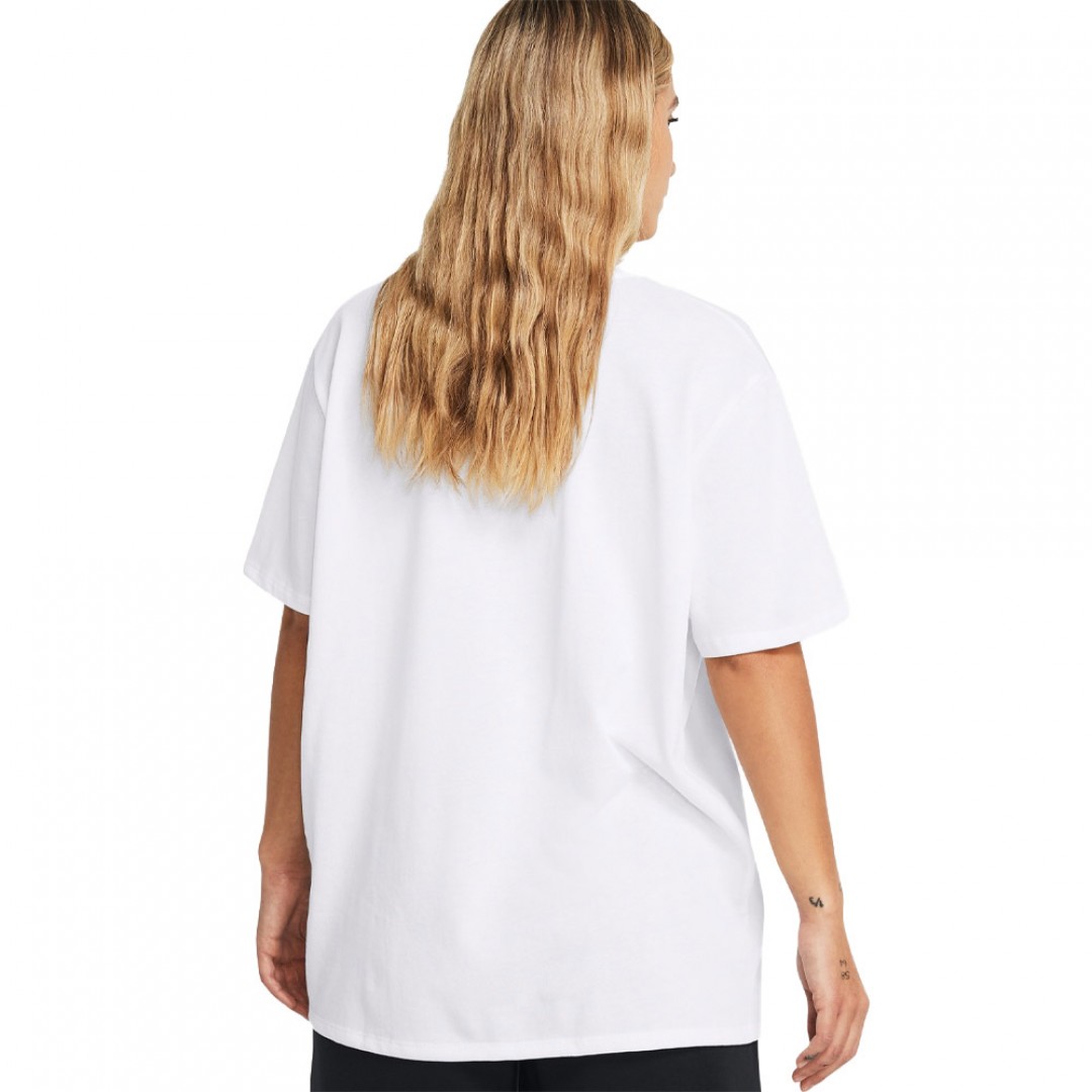 UNDER ARMOUR HW EMBROID PATCH BFOS SS 1383045-100 Λευκό