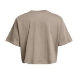 UNDER ARMOUR CAMPUS BOXY CROP SS 1383644-200 Μπέζ Εικόνα 3