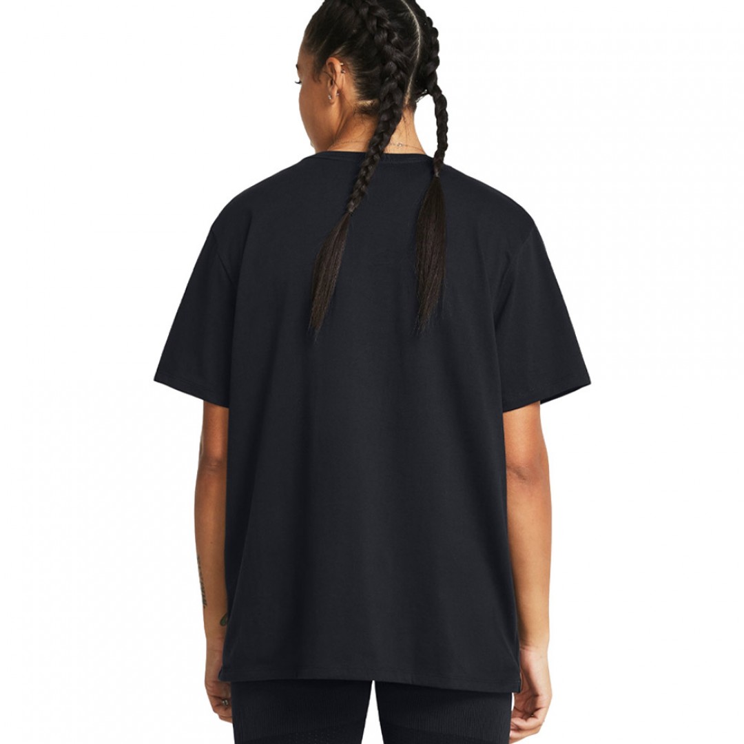 UNDER ARMOUR CAMPUS OVERSIZE SS 1387193-001 Μαύρο