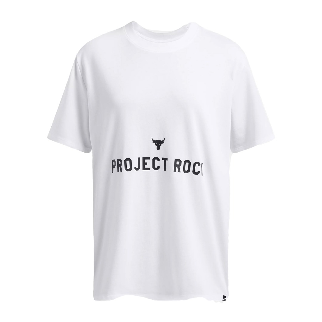 UNDER ARMOUR PROJECT ROCK W CAMPUS T Q3 1386440-100 Λευκό