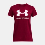 UNDER ARMOUR LIVE SPORTSTYLE GRAPHIC SSC 1356305-681 Μπορντό Εικόνα 1