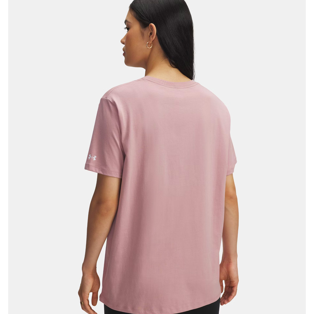 UNDER ARMOUR RIVAL OS CAMPUS TEE 6007883-673 Pink