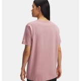 UNDER ARMOUR RIVAL OS CAMPUS TEE 6007883-673 Pink Image 0