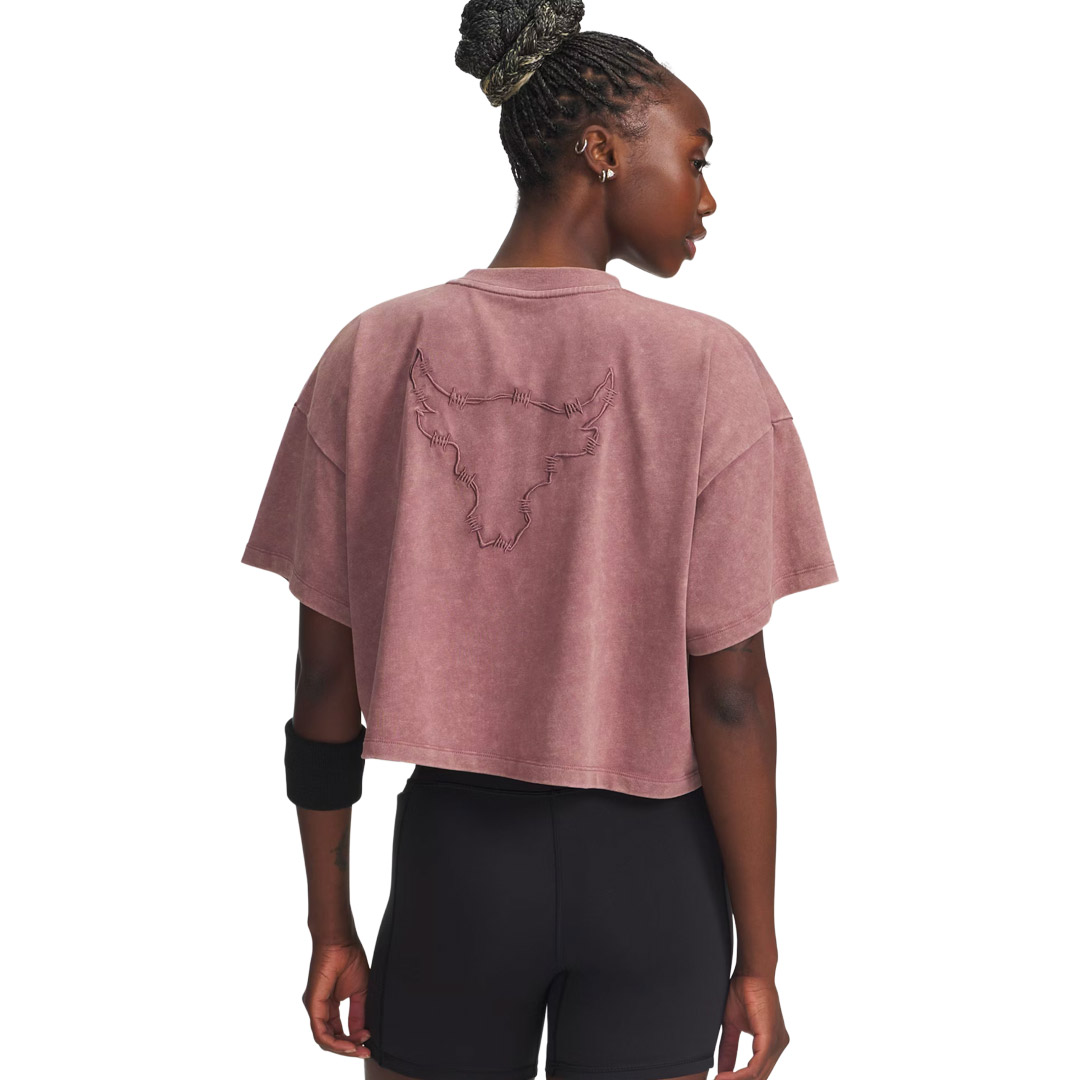 UNDER ARMOUR PJT RCK STATEMENT GRAPHIC SS 6007507-651 Brown