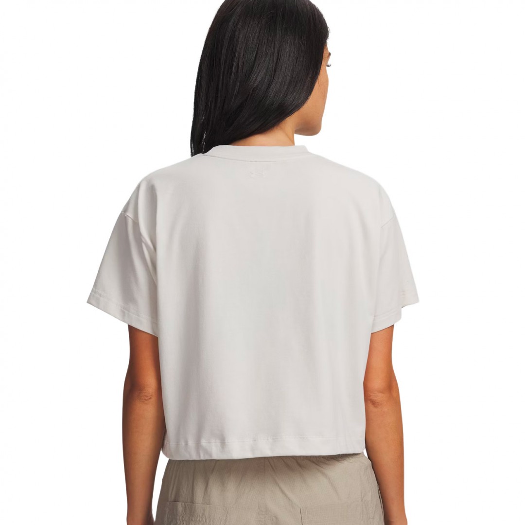 UNDER ARMOUR BUNGEE HEM TEE 6010950-110 Εκρού