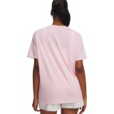 UNDER ARMOUR RIVAL OS CAMPUS TEE 6007883-647 Ροζ Εικόνα 0