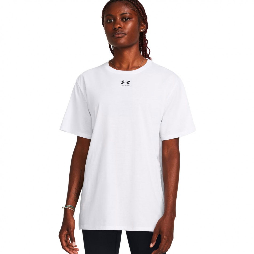UNDER ARMOUR CAMPUS OVERSIZE SS 1387193-100 Λευκό