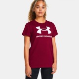 UNDER ARMOUR LIVE SPORTSTYLE GRAPHIC SSC 1356305-681 Μπορντό Εικόνα 