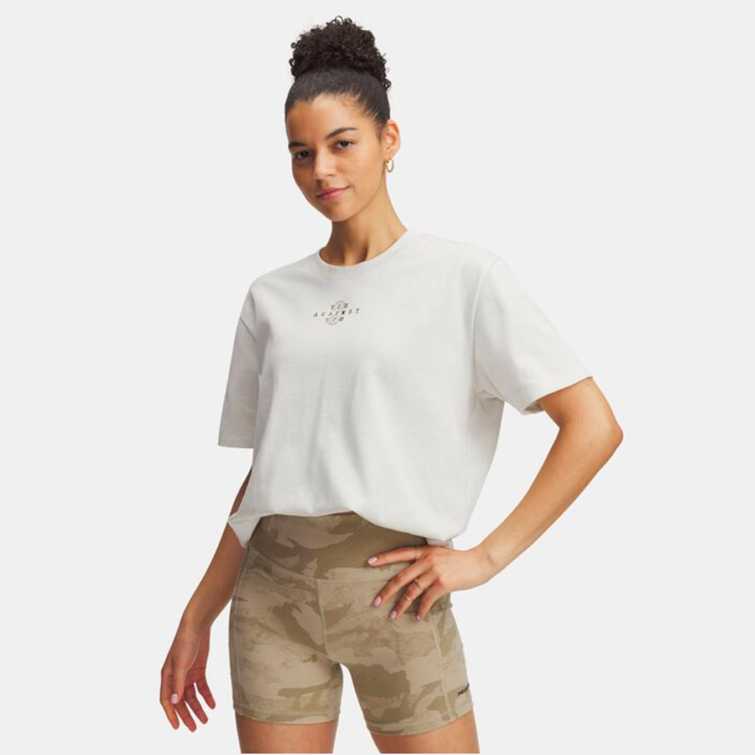 UNDER ARMOUR PJT RCK CAMPUS T 1389717-114 Λευκό