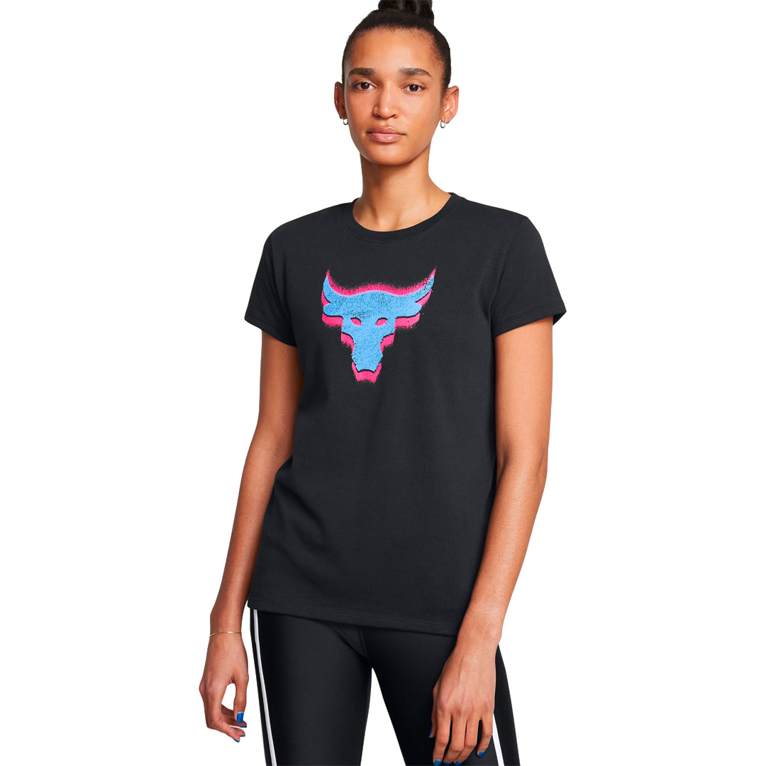UNDER ARMOUR PJT RCK W UNDERGROUND CORE T 1382708-001 Μαύρο