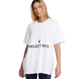 UNDER ARMOUR PROJECT ROCK W CAMPUS T Q3 1386440-100 Λευκό Εικόνα 