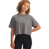 UNDER ARMOUR RIVAL BOXY TEE WASH 6011065-709 Ανθρακί Εικόνα 