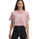 UNDER ARMOUR RIVAL OS CAMPUS TEE 6007883-673 Pink Image 