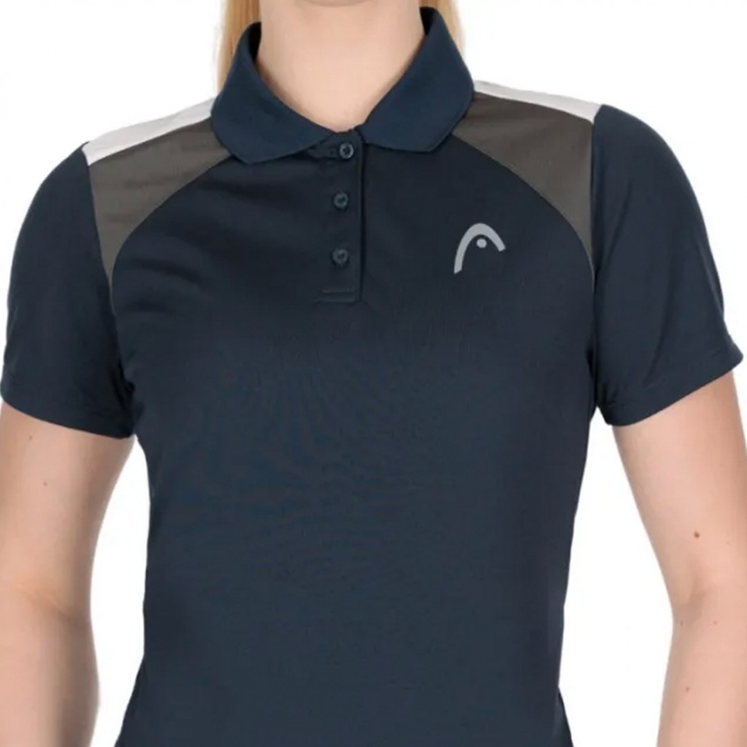 HEAD CLUB 22 TECH POLO SHIRT WOMEN 814421-NV Μπλε