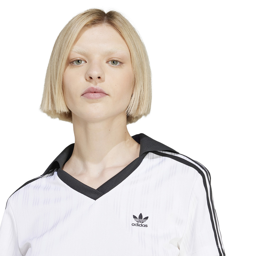 adidas Originals V-NECK POLO JD2608 Λευκό