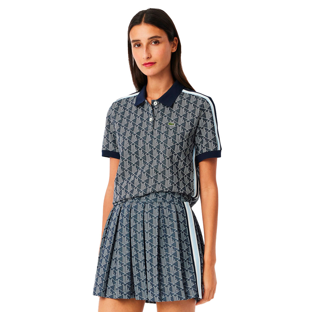 LACOSTE POLO SS CORE COLLECTION DF3364525 Μπλε
