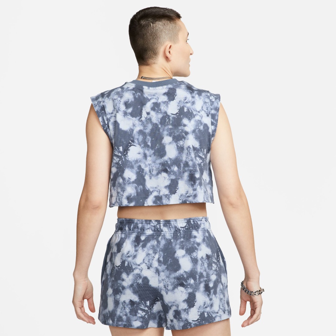 NIKE W NSW WVE DYE JRSY SL TOP A3 DV7924-015 Coal