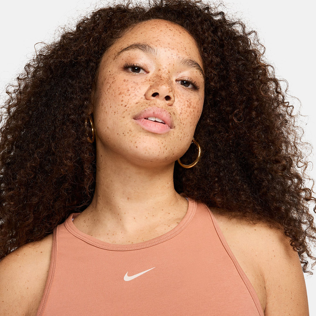 NIKE W NSW TANK TOP GLS HF5530-212 Brown