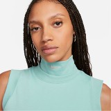NIKE W NSW CLLCTN MOCK CROP TANK FB8343-309 Τιρκουάζ Εικόνα 1