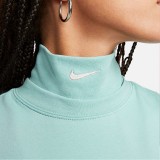 NIKE W NSW CLLCTN MOCK CROP TANK FB8343-309 Τιρκουάζ Εικόνα 3