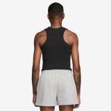 NIKE W NSW CHILL KNIT RIB TANK IF0238-010 Black Image 0