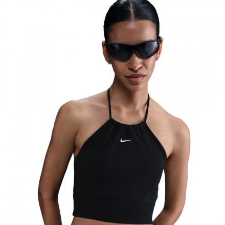 NIKE W NSW NK CHLL FT CRP HLTR TOP HJ1211-010 Μαύρο