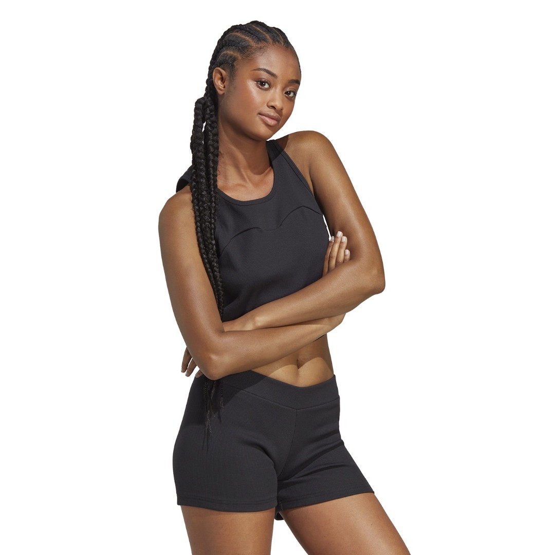 adidas Sportswear W LNG RIB TANK IC9449 Black