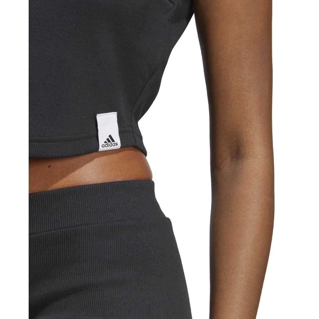 adidas Sportswear W LNG RIB TANK IC9449 Black