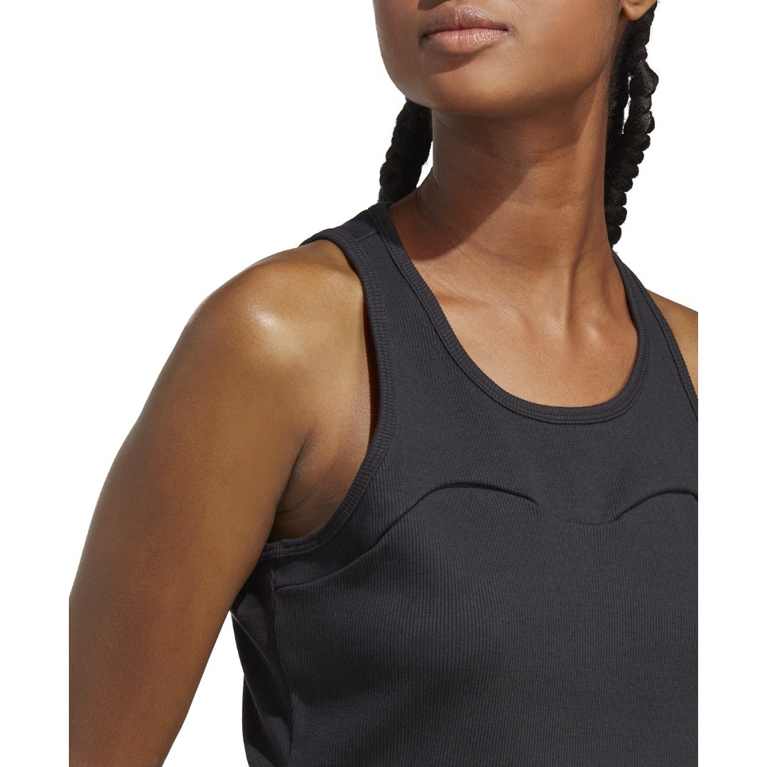adidas Sportswear W LNG RIB TANK IC9449 Black