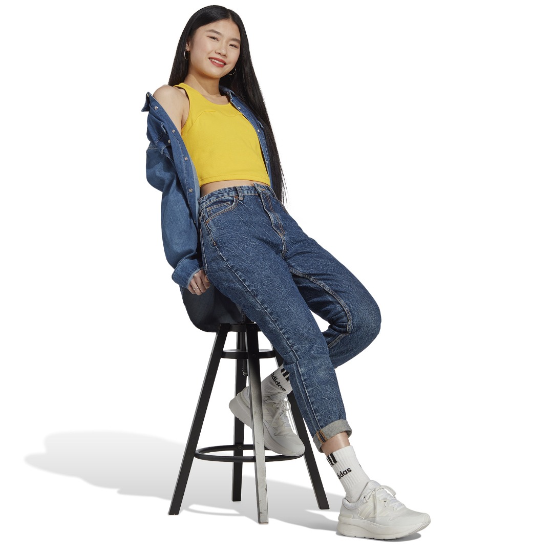 adidas Sportswear W LNG RIB TANK IC6506 Yellow