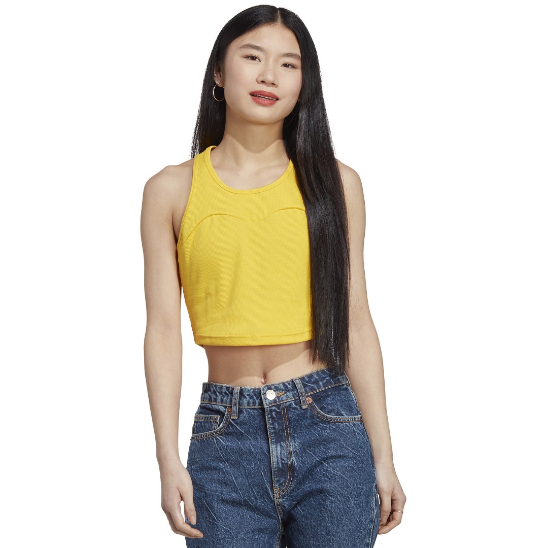 adidas Sportswear W LNG RIB TANK IC6506 Yellow