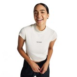 CONVERSE WORDMARK SHORT SLEEVE TOP 10026577-A02 Εκρού Εικόνα 