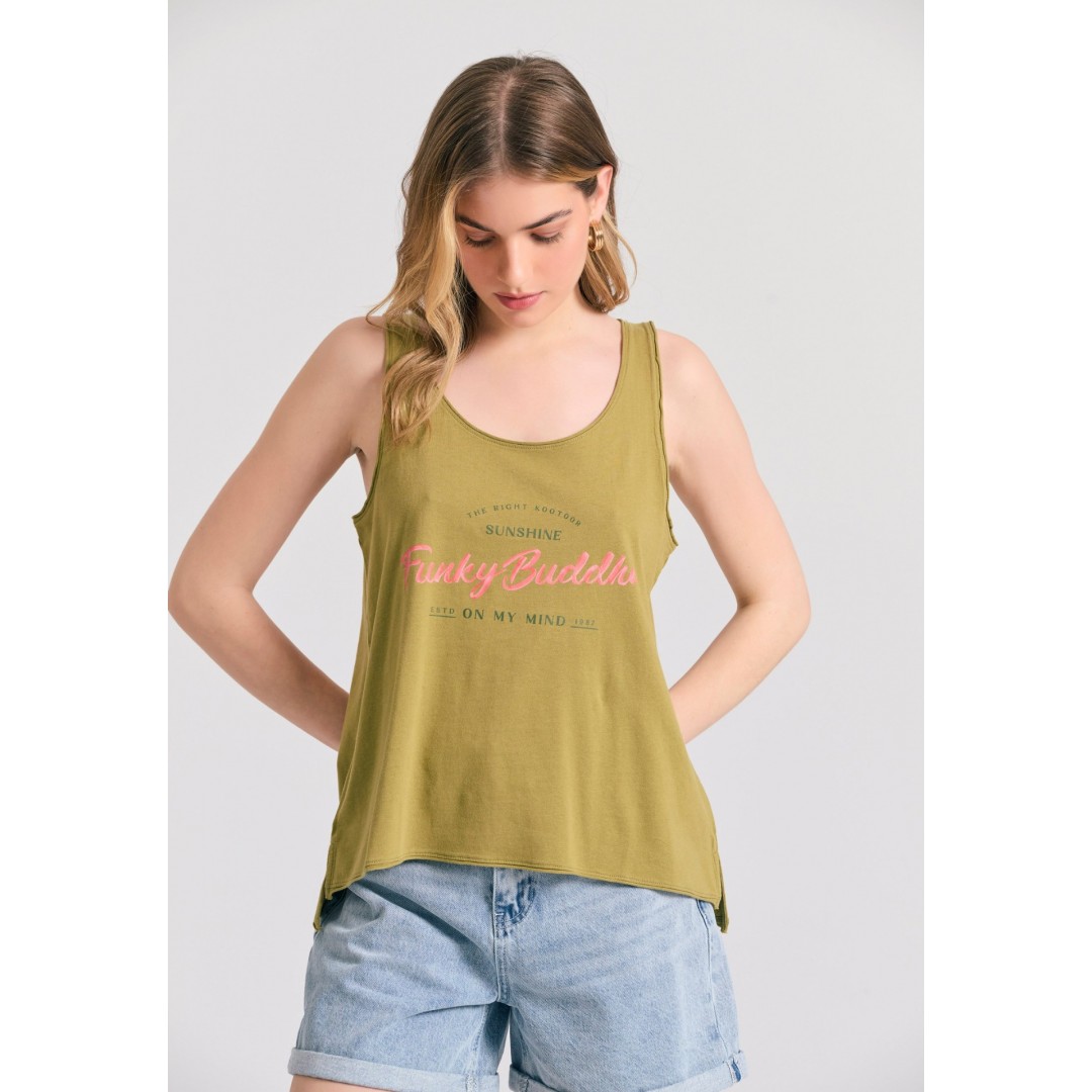 FUNKY BUDDHA FBL011-163-04-HERBAL GREEN Green