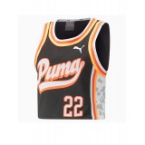 PUMA BALLIN CROP JERSEY AOP 534347-01 Black Image 2