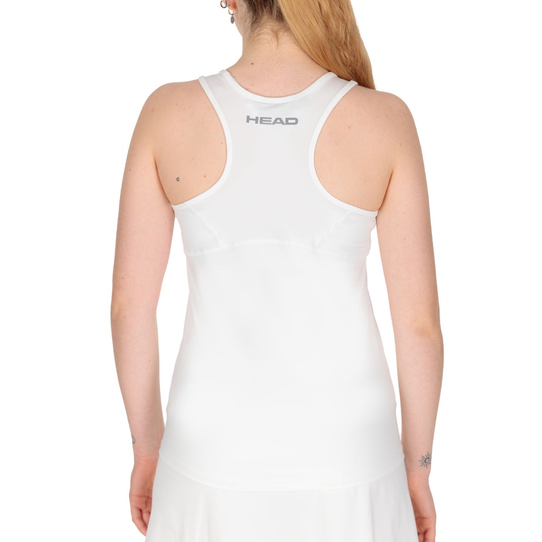 HEAD CLUB 22 TANK TOP WOMEN 814461-WHNV Λευκό
