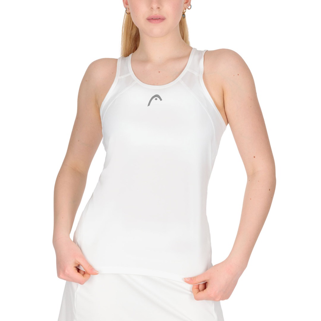 HEAD CLUB 22 TANK TOP WOMEN 814461-WHNV Λευκό