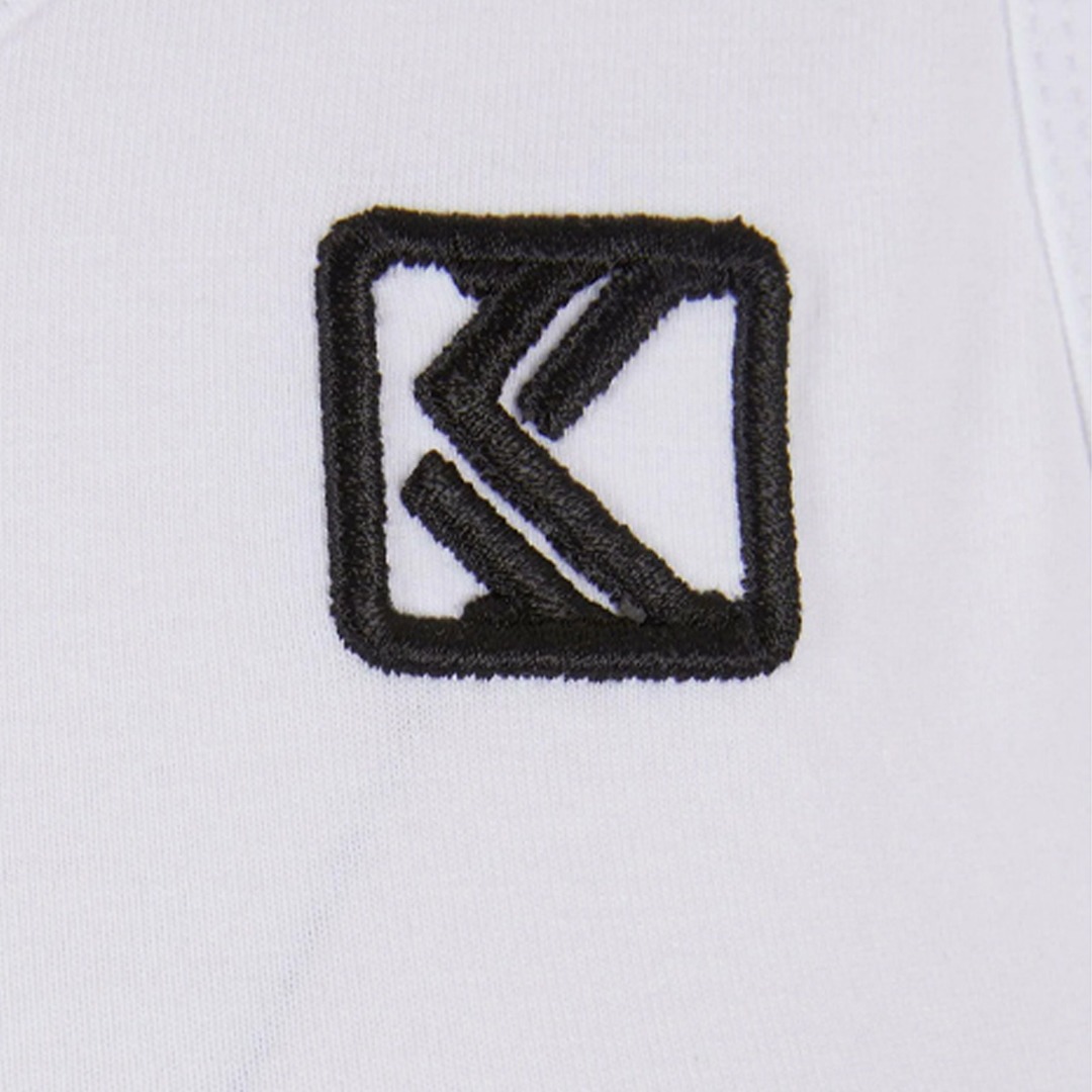KARL KANI OG CORSET RIB TOP KW241-002-2-WHITE Λευκό