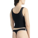 adidas Originals ADICOLOR COMFORT FLEX COTTON CROP TOP 4A0410-000 Μαύρο Εικόνα 0