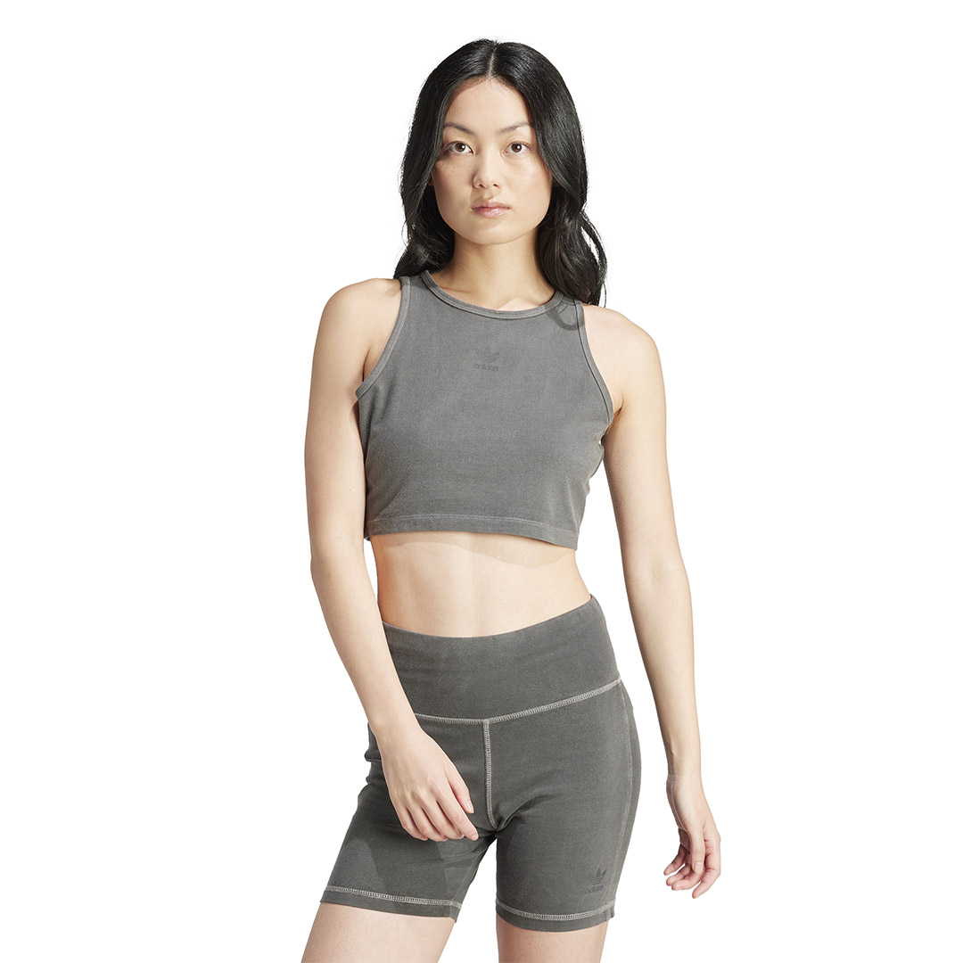 adidas Originals ESS+ CROP TANK IU2709 Γκρί