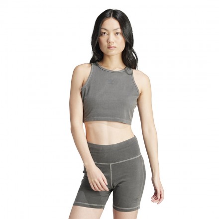 adidas Originals ESS+ CROP TANK IU2709 Γκρί