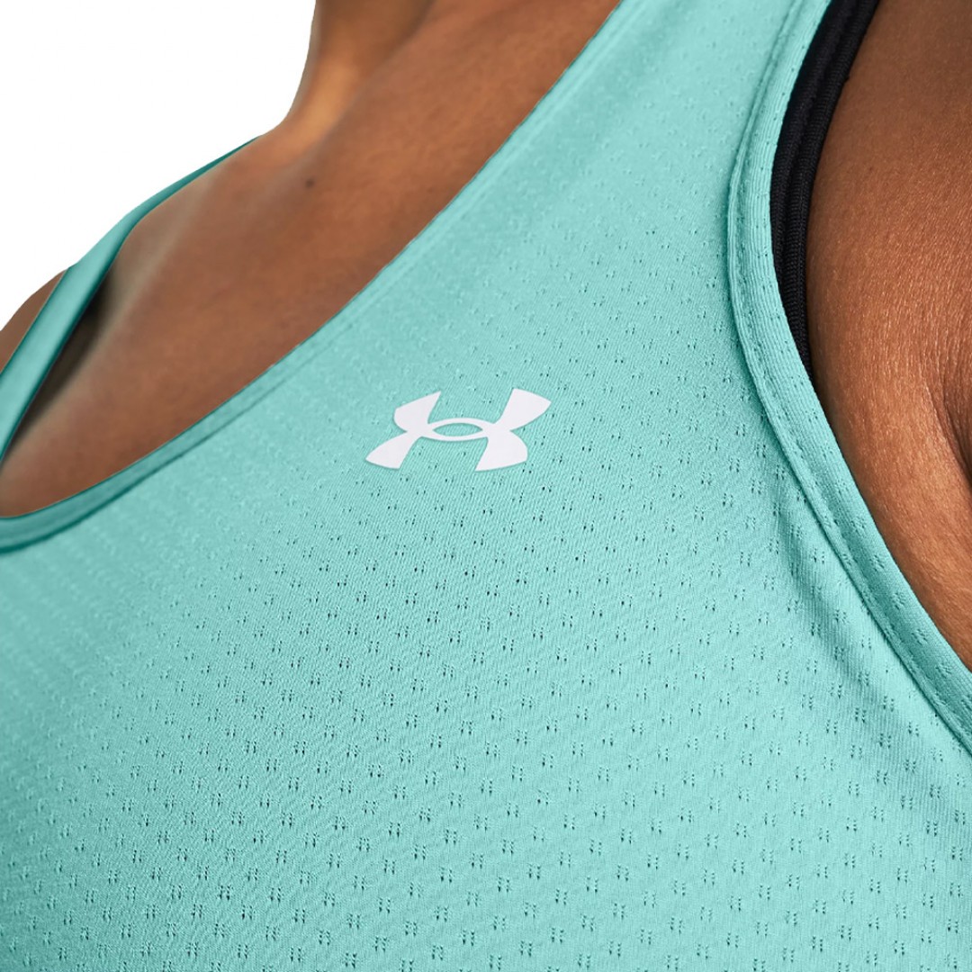 UNDER ARMOUR HG ARMOUR RACER TANK 1328962-482 Turquoise