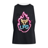 UNDER ARMOUR PJT RCK W NEON FLAME TANK 1384505-001 Μαύρο Εικόνα 1