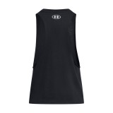 UNDER ARMOUR PJT RCK W NEON FLAME TANK 1384505-001 Μαύρο Εικόνα 2