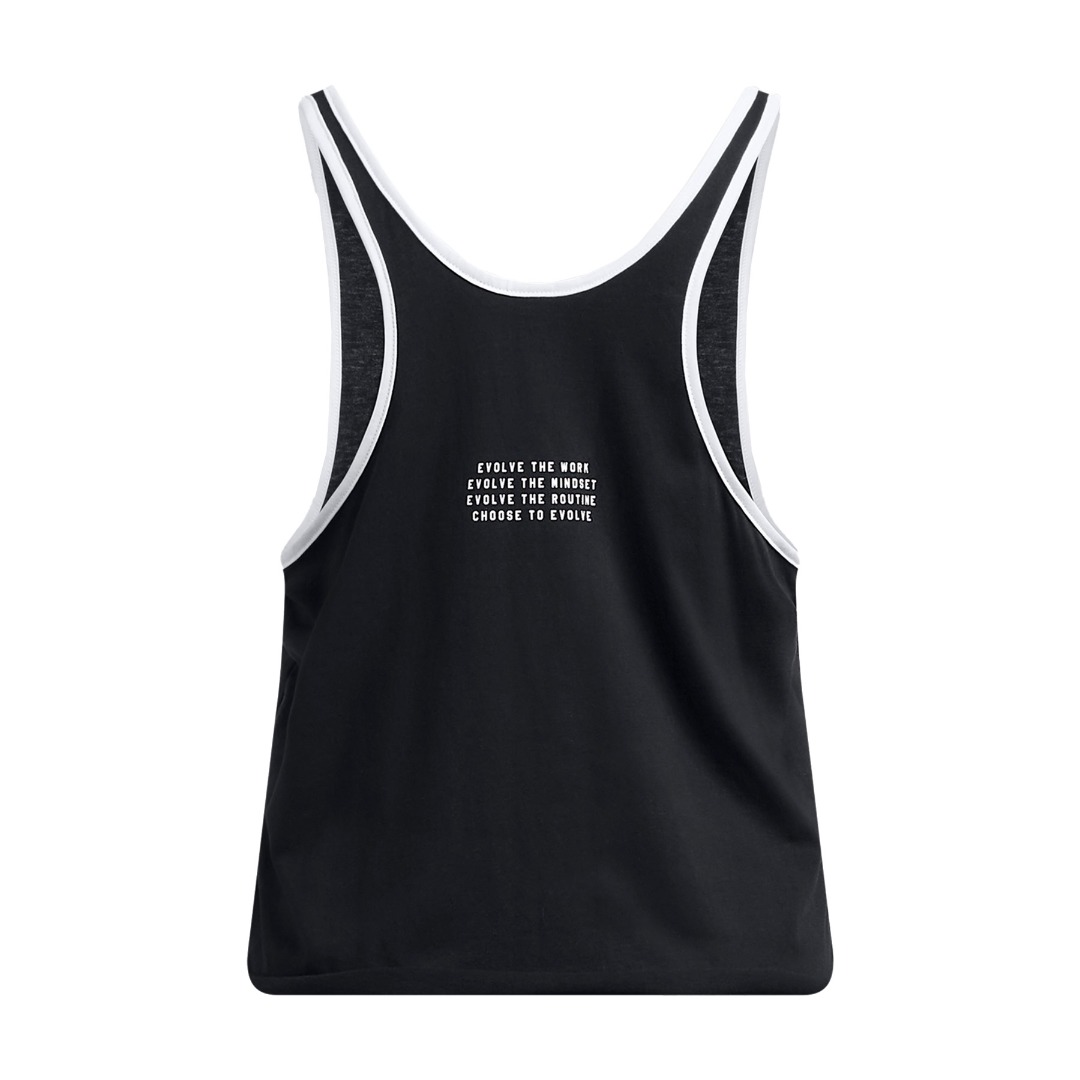 UNDER ARMOUR PROJECT ROCK W TANK BOH 1386439-001 Μαύρο